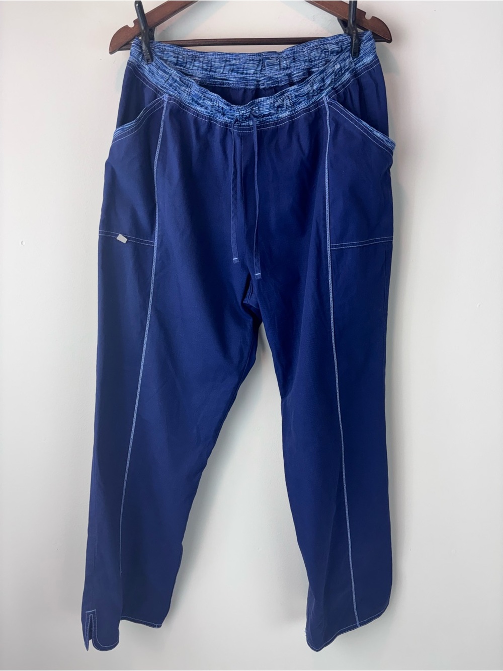 Scrubstar Women’s L/G Navy Blue Scrub Pants Cargo Medical Workwear
